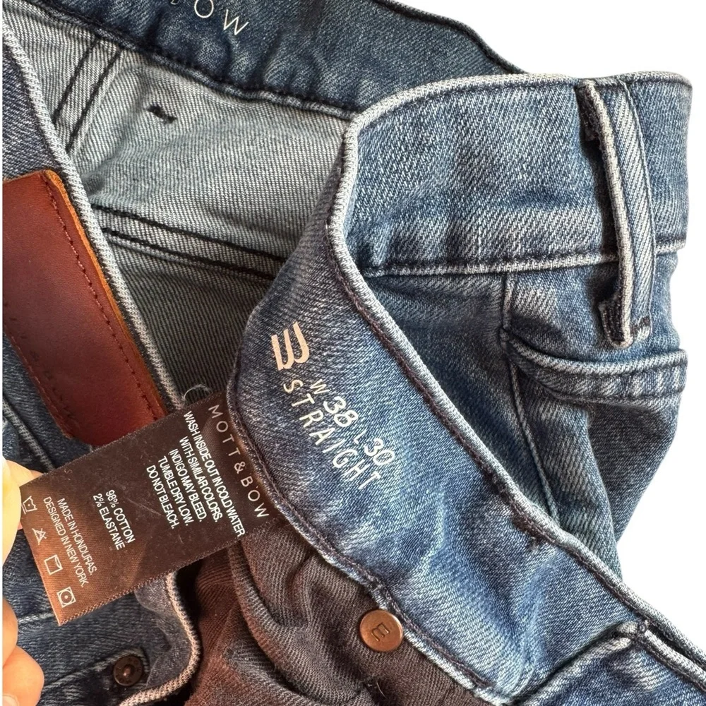 Mott &Bow straight leg jeans size W 38 L30